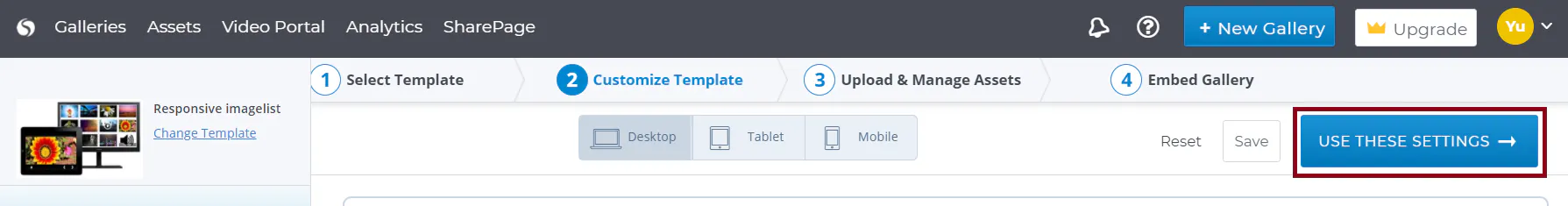 Updating Embedded Galleries in Cincopa