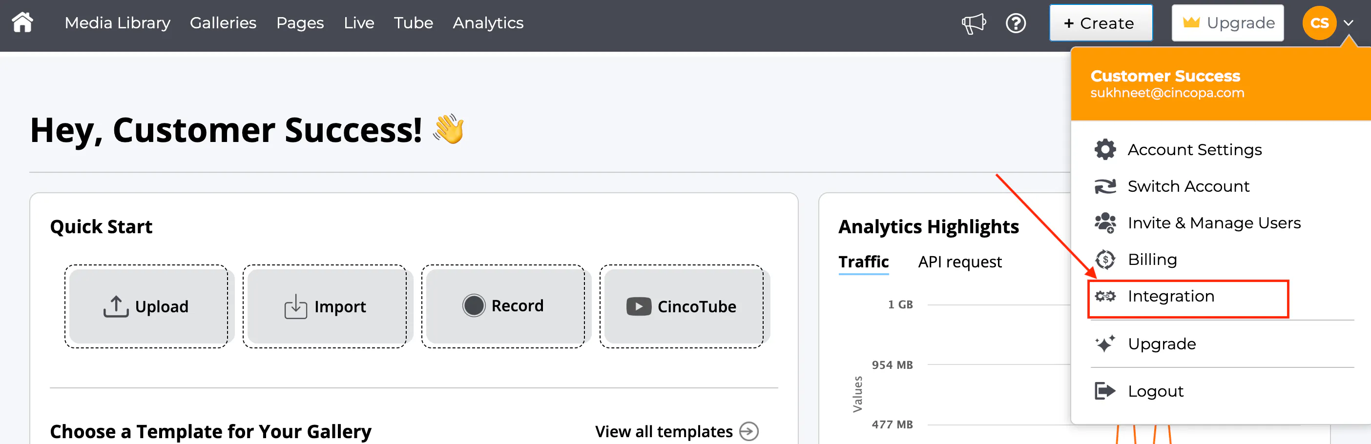 Manage Integrations