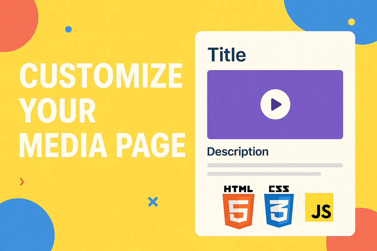 Customize a Page with HTML — Cincopa product update illustration