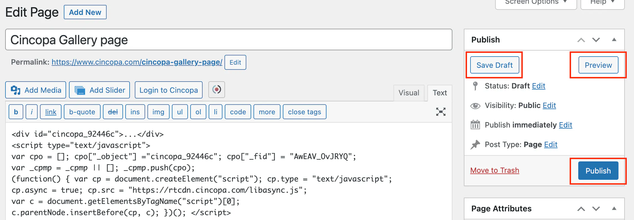 Embed Content in WordPress using HTML