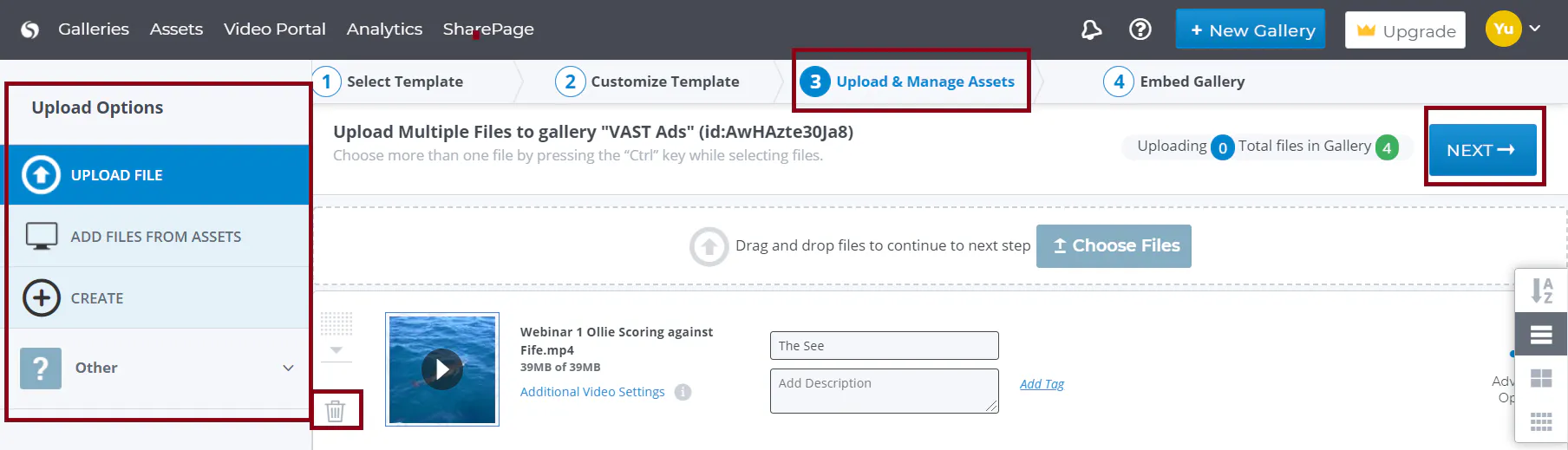 Updating Embedded Galleries in Cincopa