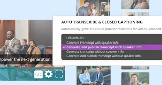 Auto-generate closed captions for every uploaded video — Cincopa product update illustration