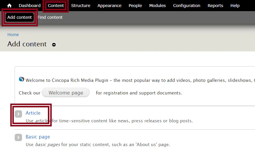Cincopa For Drupal Module