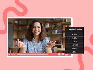 Viewer Playback Speed Control — Cincopa product update illustration