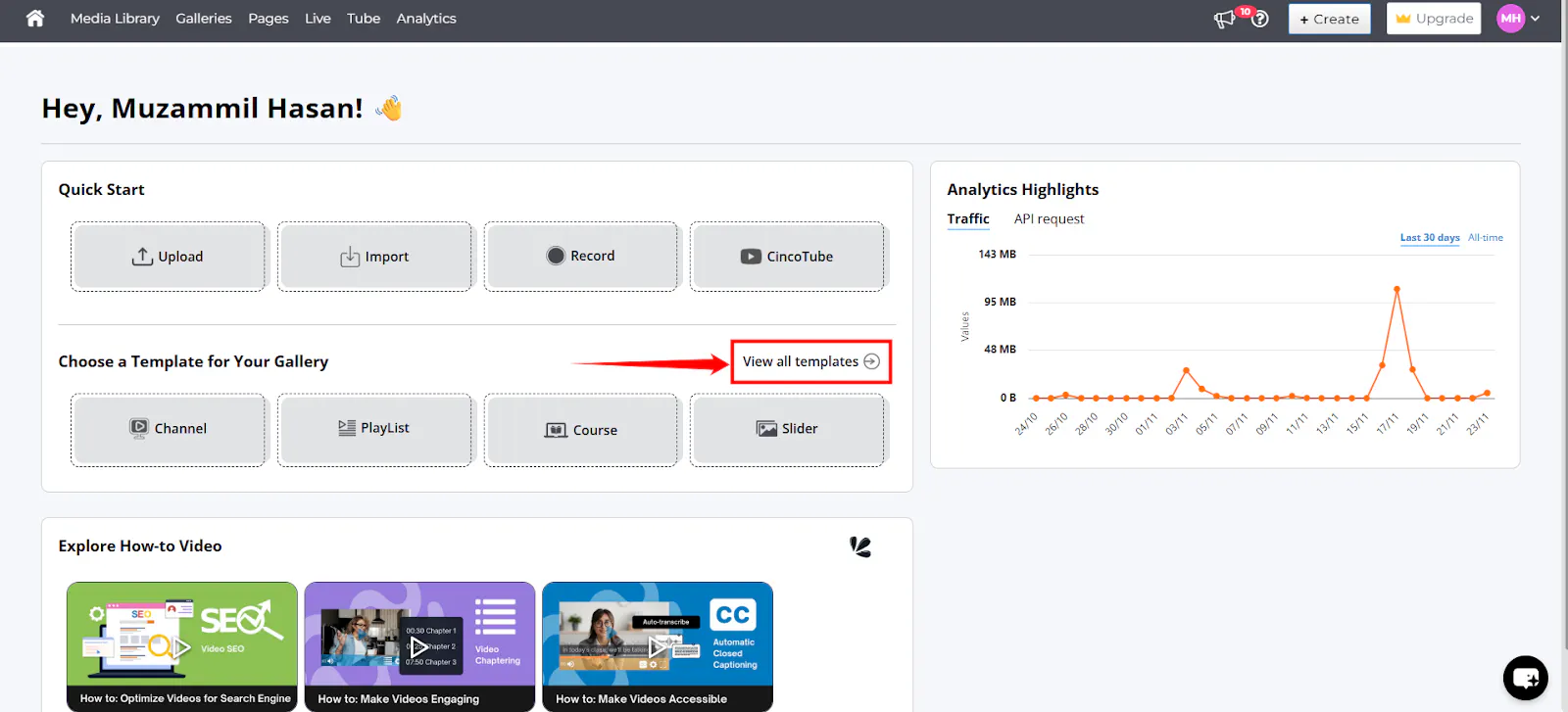 Using Layout Templates When Embedding Individual Assets in Cincopa