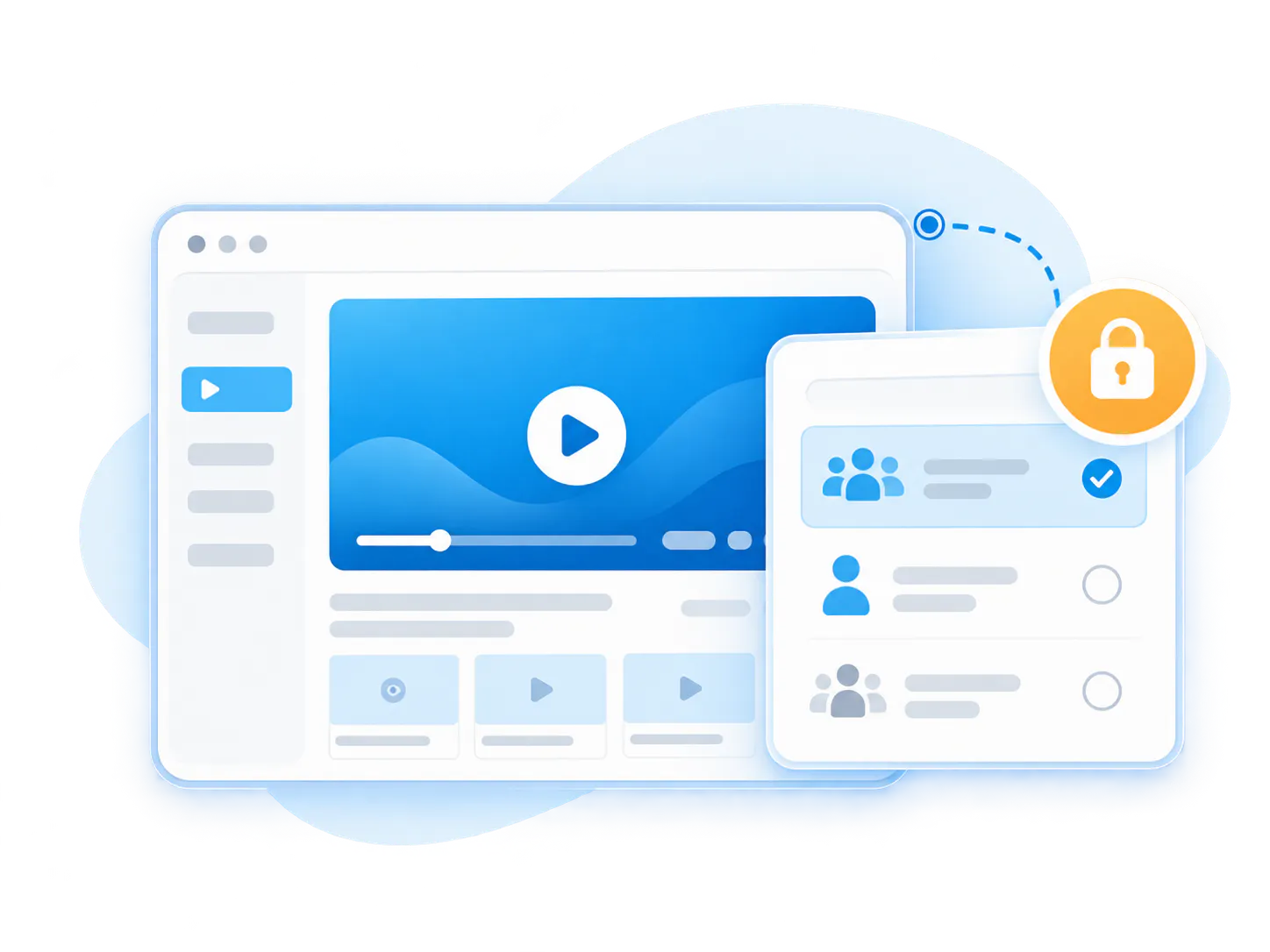 Control who can view each knowledge environment