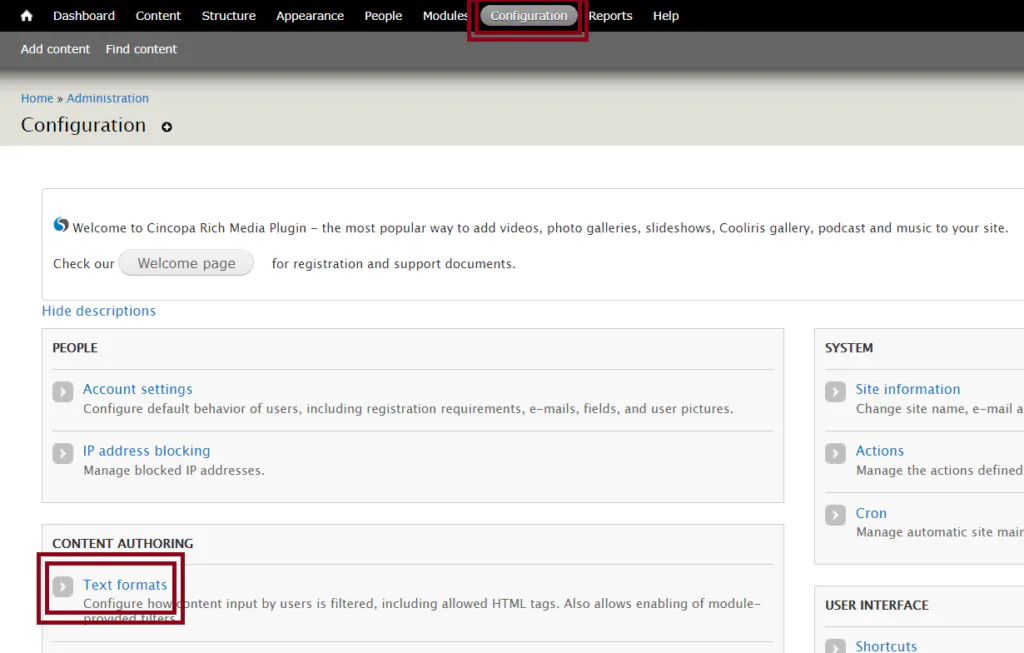 Cincopa For Drupal Module