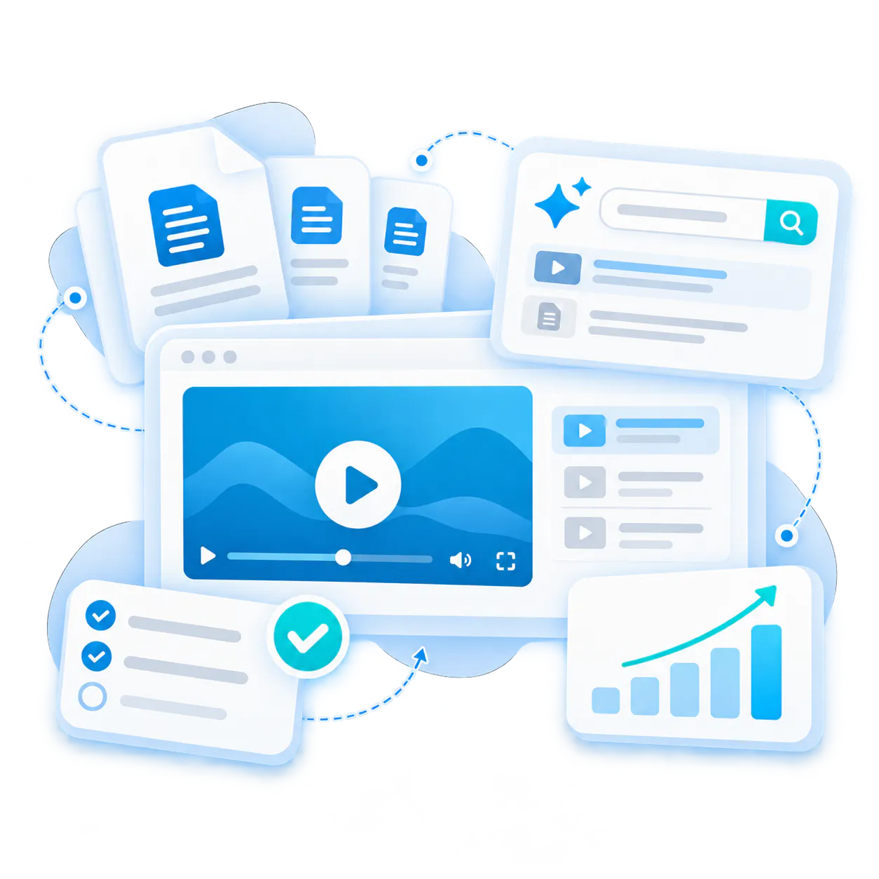 Workflow videos and SOPs transformed into searchable process knowledge