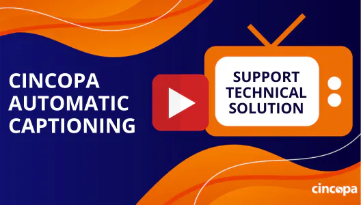 Cincopa Automatic Closed Captioning and Speaker Detecting
