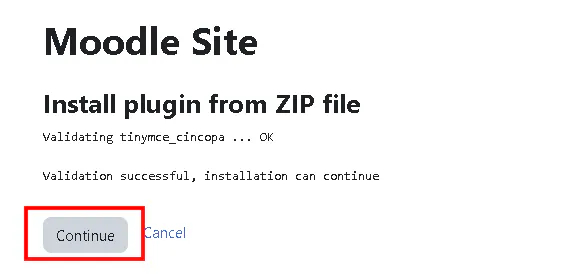 How to install Cincopa Plugins in Moodle LMS