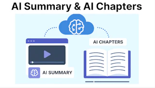 Cincopa AI Summary and AI Chapters feature illustration