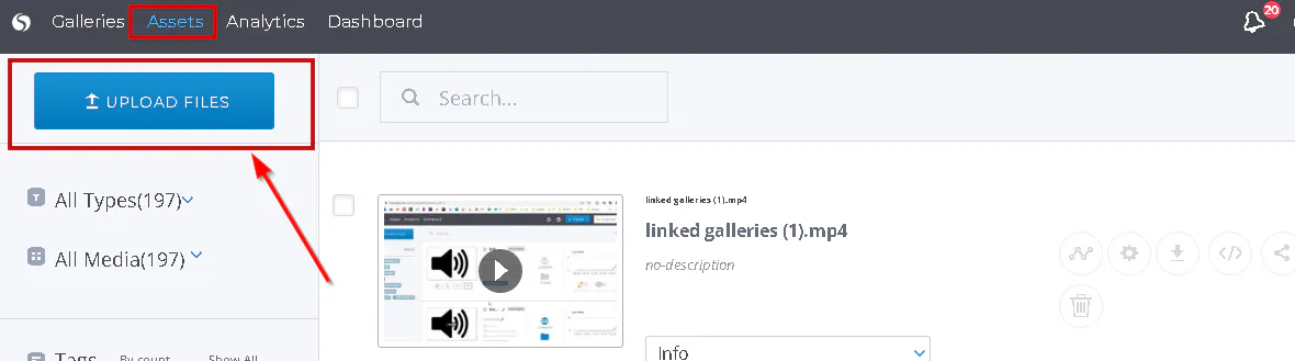 Import Assets using Vimeo importer