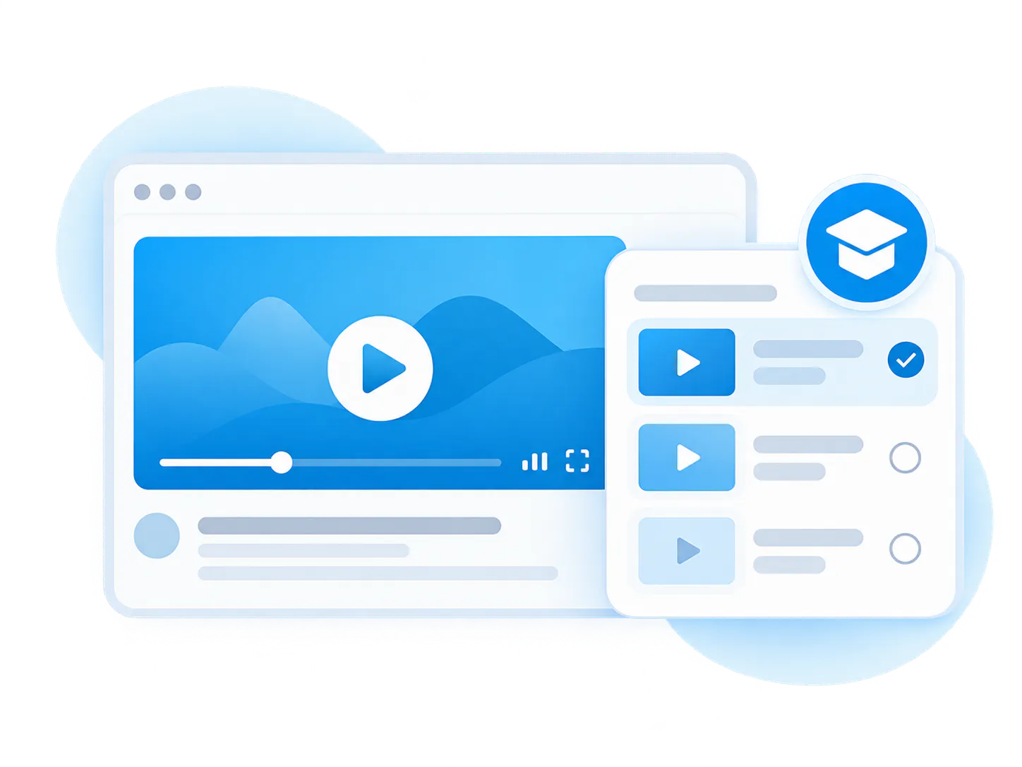Software walkthrough video paired with task-specific training and supporting instructions