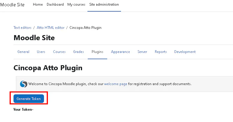 How to install Cincopa Plugins in Moodle LMS