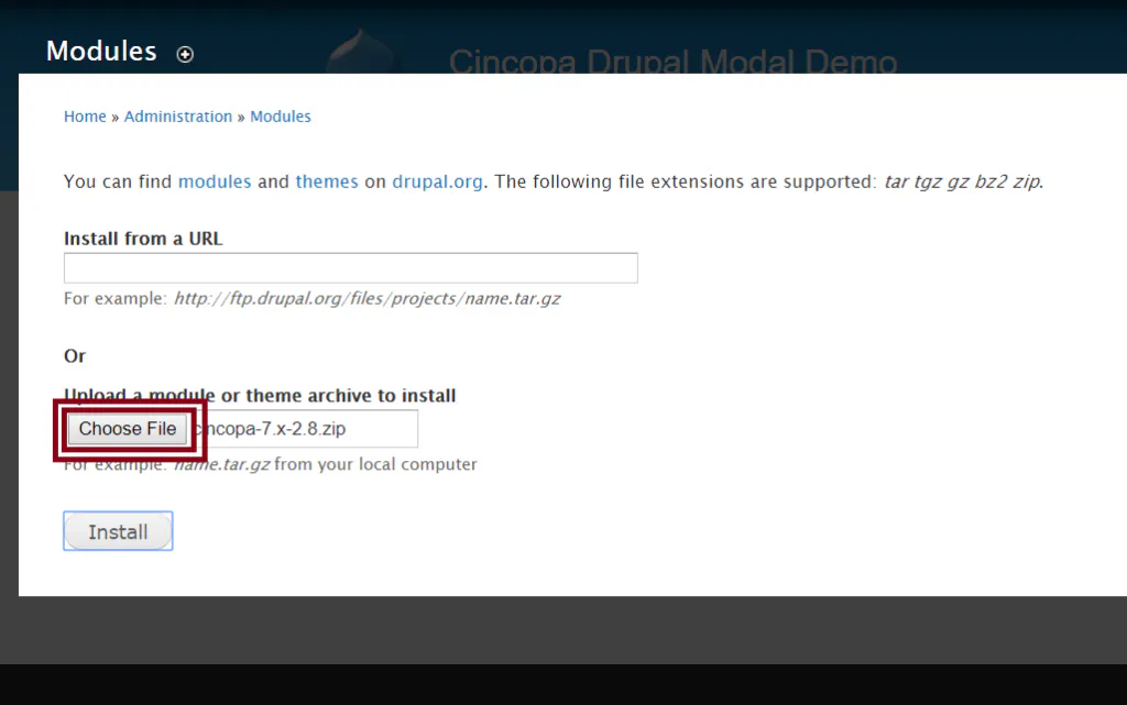 Cincopa For Drupal Module