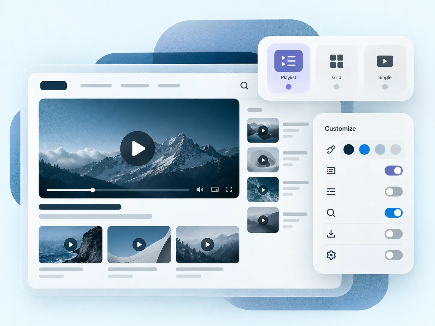 Shape the viewing experience