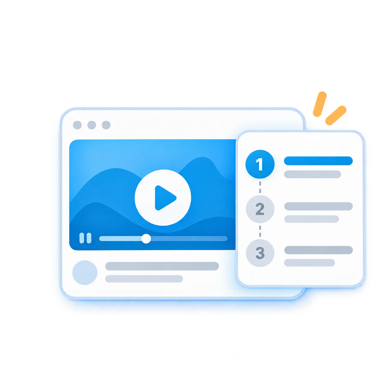 Visual process steps making the workflow easier to follow than a text-only explanation