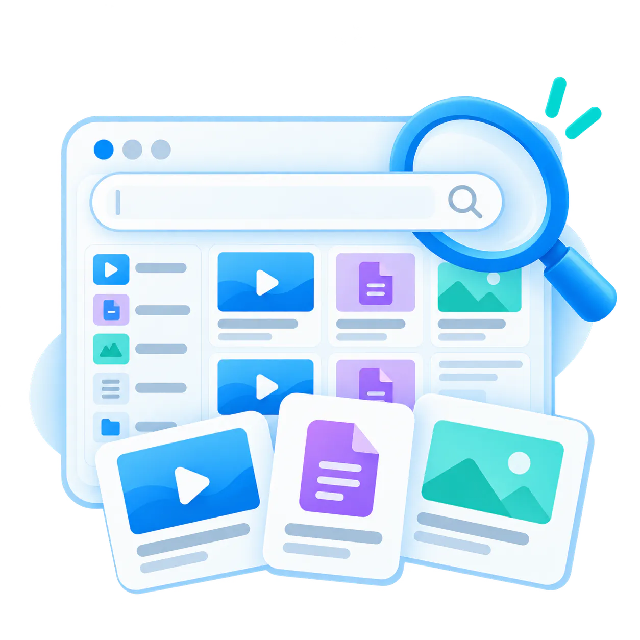 Searchable training archives