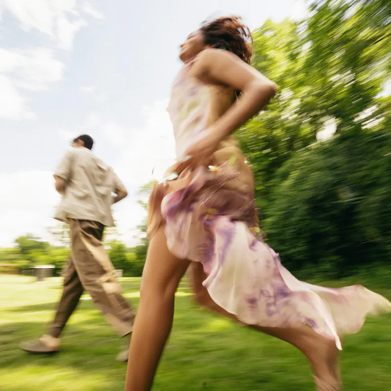 couple running in boulder