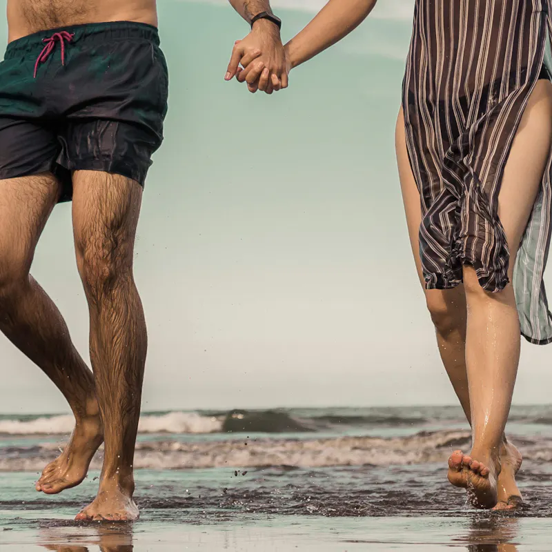 couple at the beach