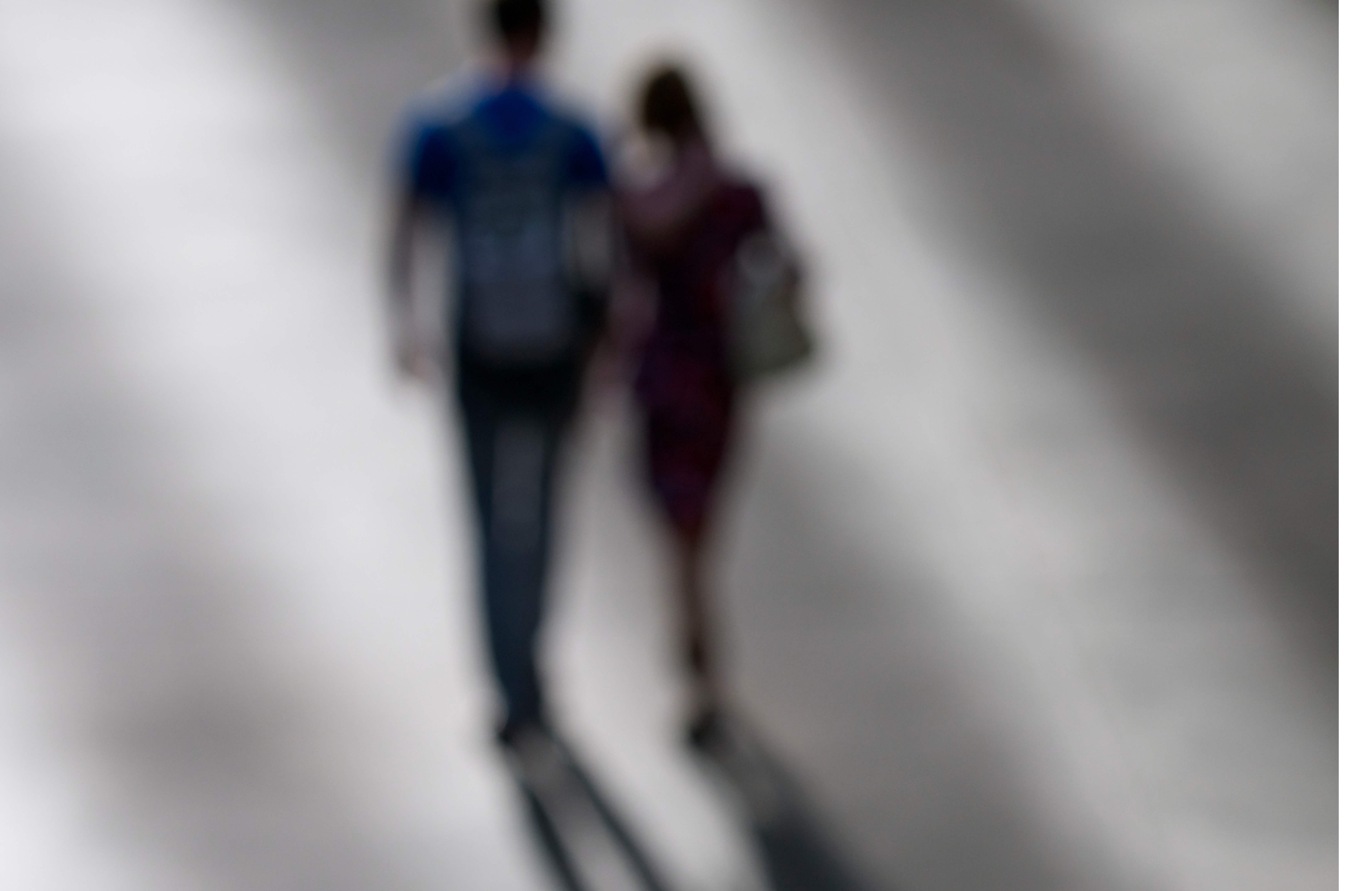 blurry couple 