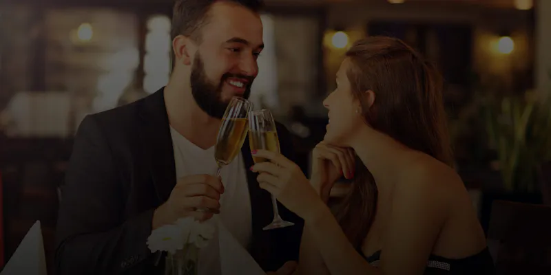 couple smiling