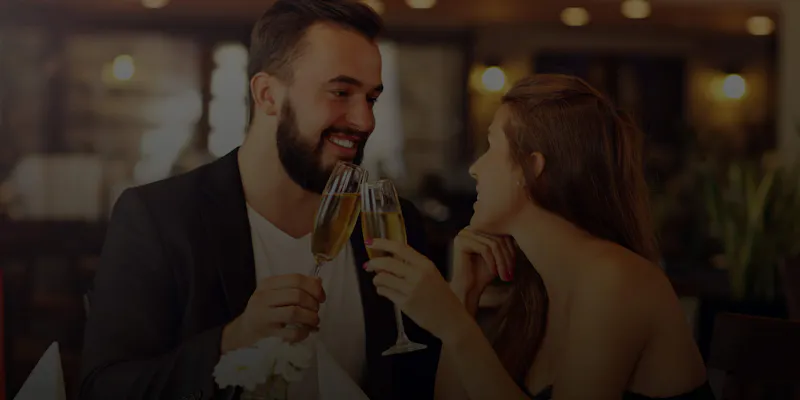 couple smiling