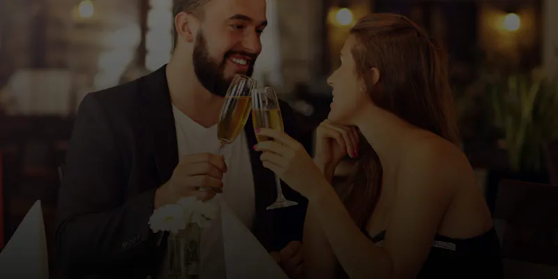 couple smiling