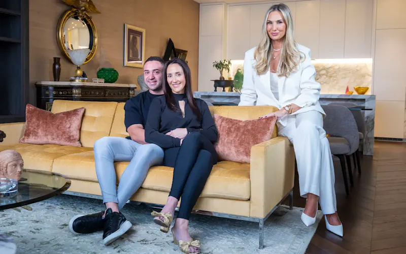 Lauren Hunter with couple