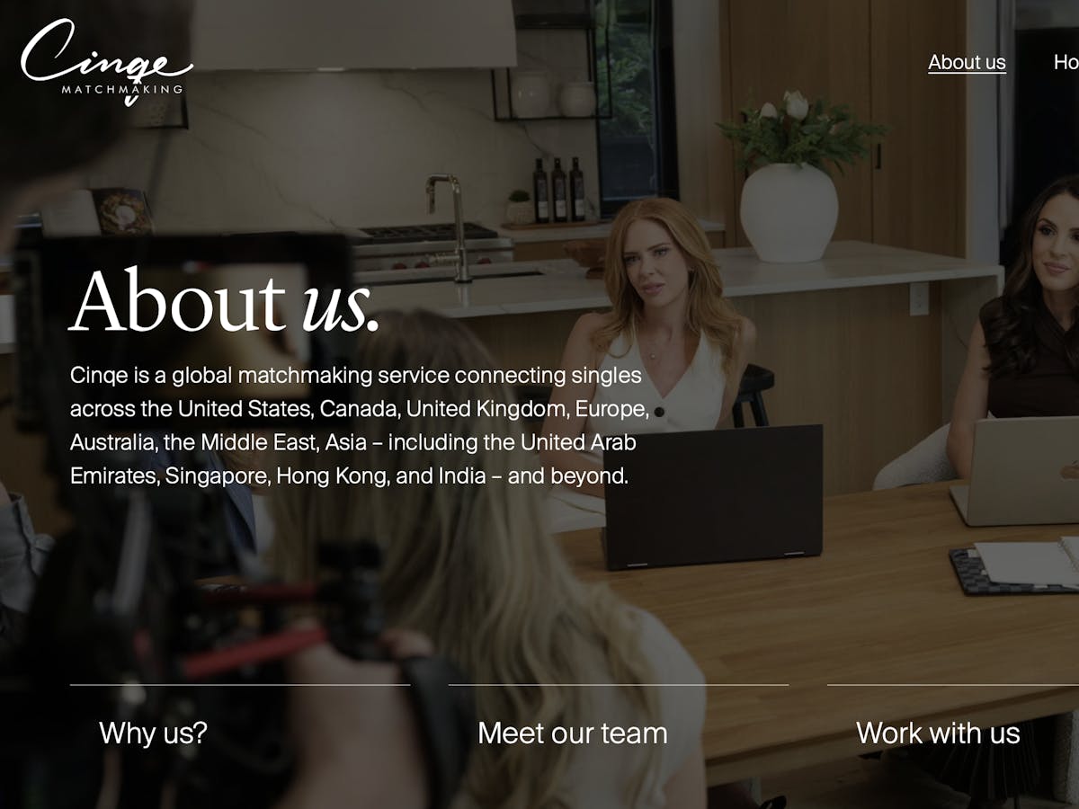 Cinqe Matchmaking Launches a New Digital Era