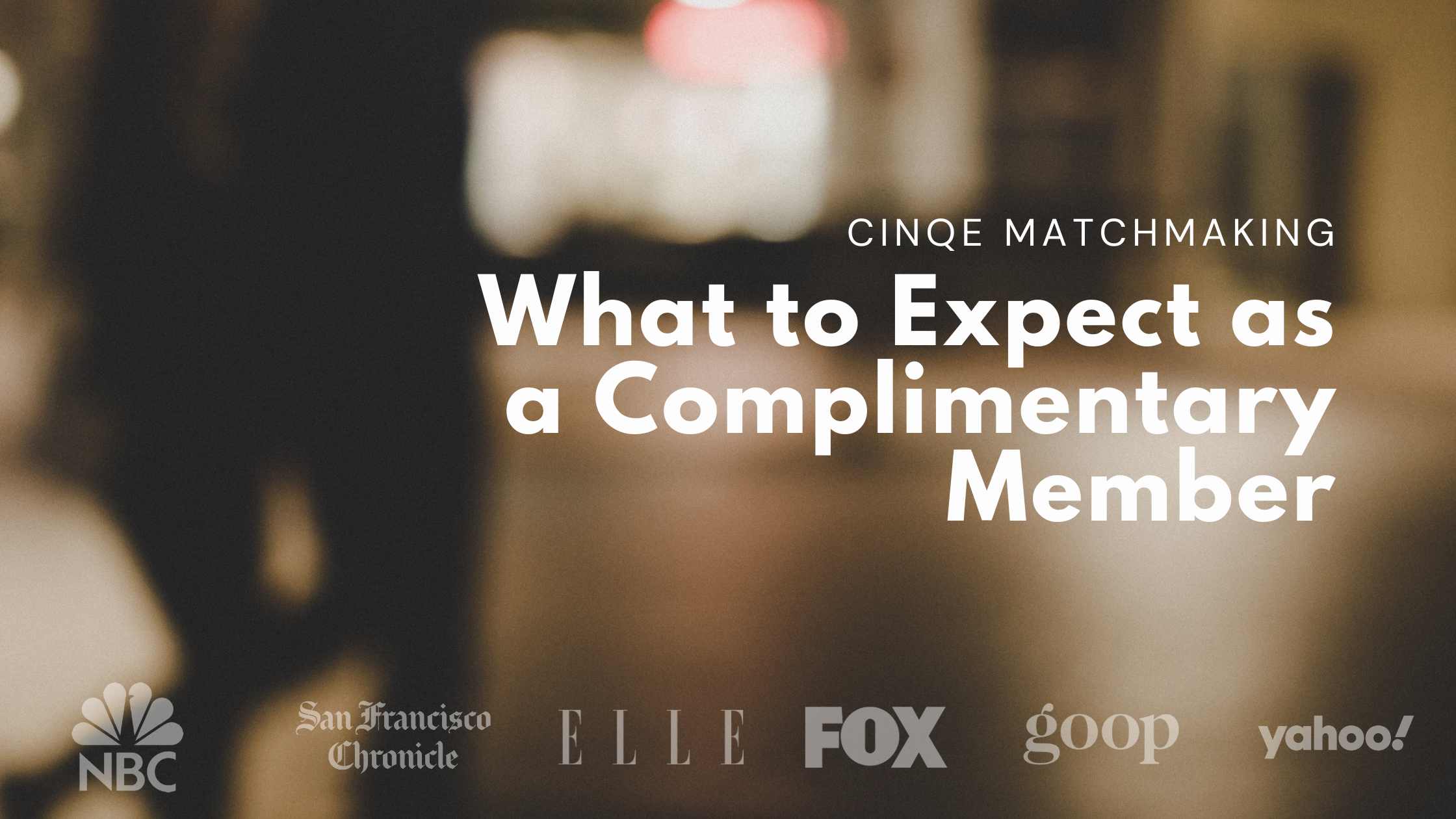 How Our Free Membership Works at Cinqe Matchmaking