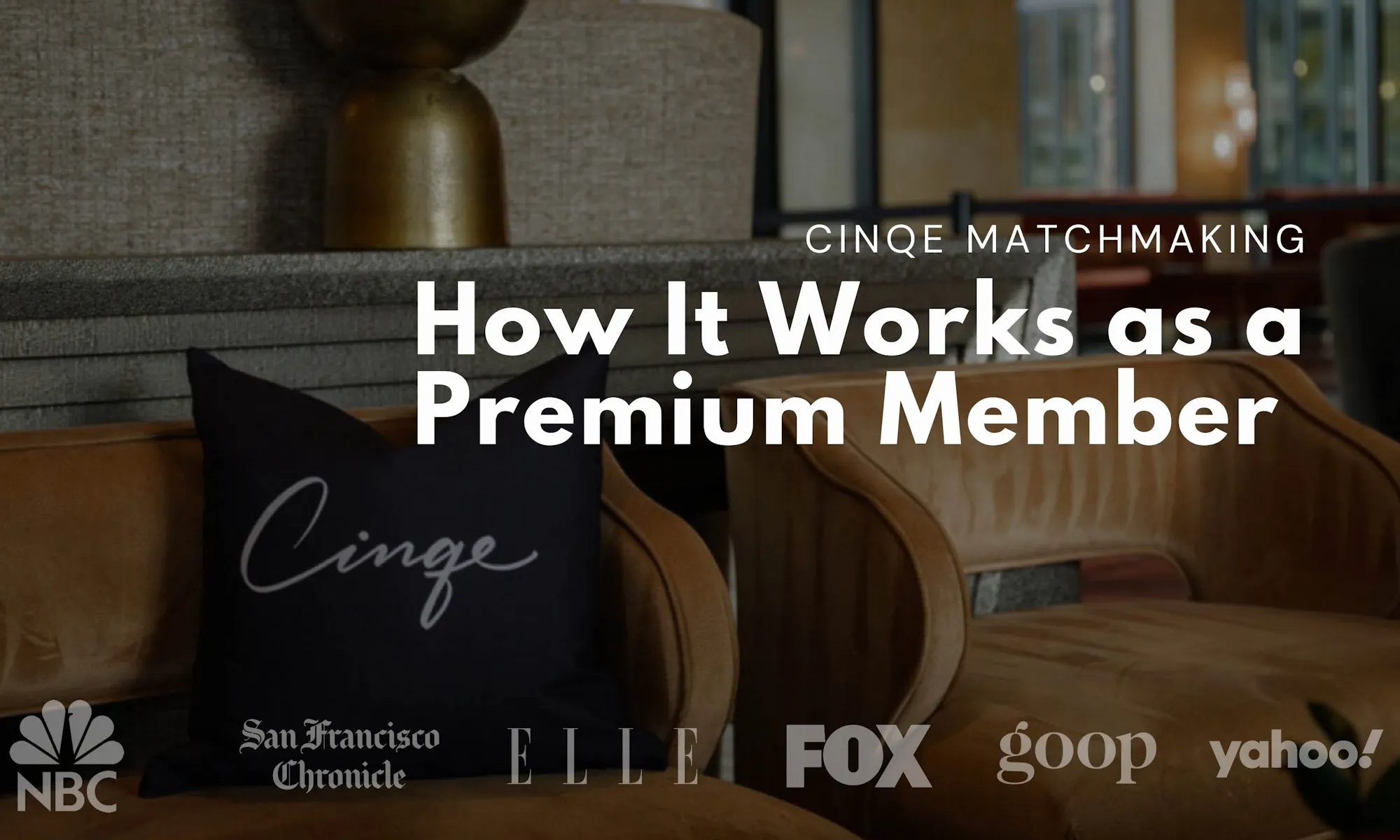 How Premium Matchmaking Works at Cinqe Matchmaking