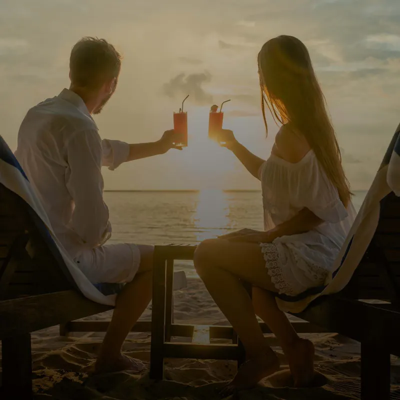 couple walking on the beach