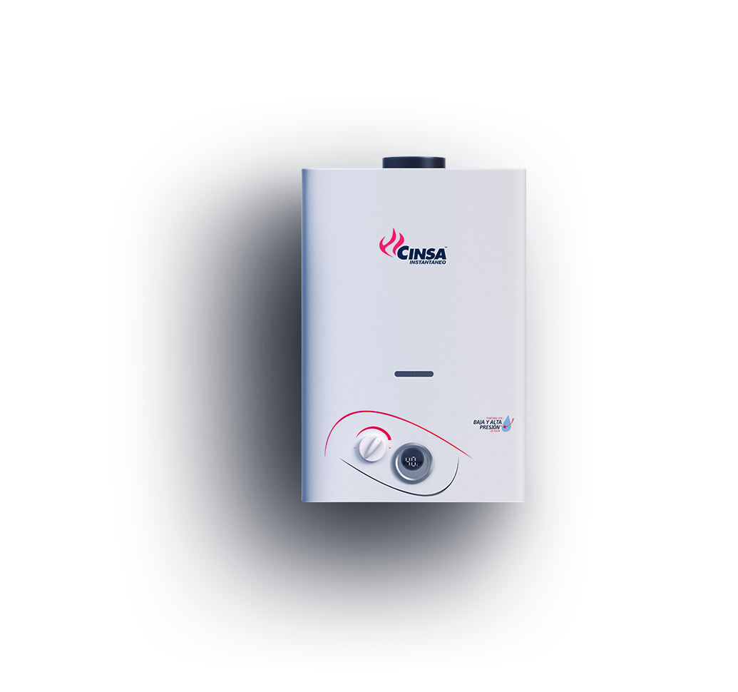 BOILER INSTANT CINSA MOD CIN-06 BAS 6L NAT C/DIS - Código: CIN-06 B NAT | Compra en Guadalajara