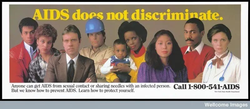 AIDS does not discriminate campaign