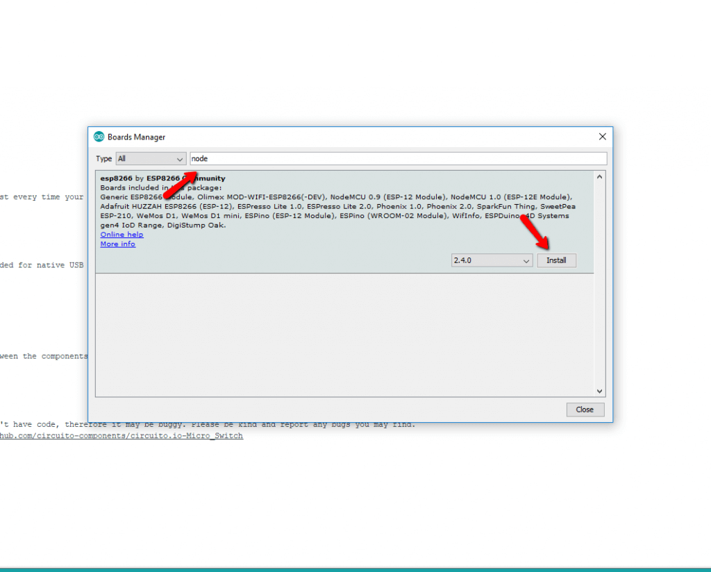 arduino download code