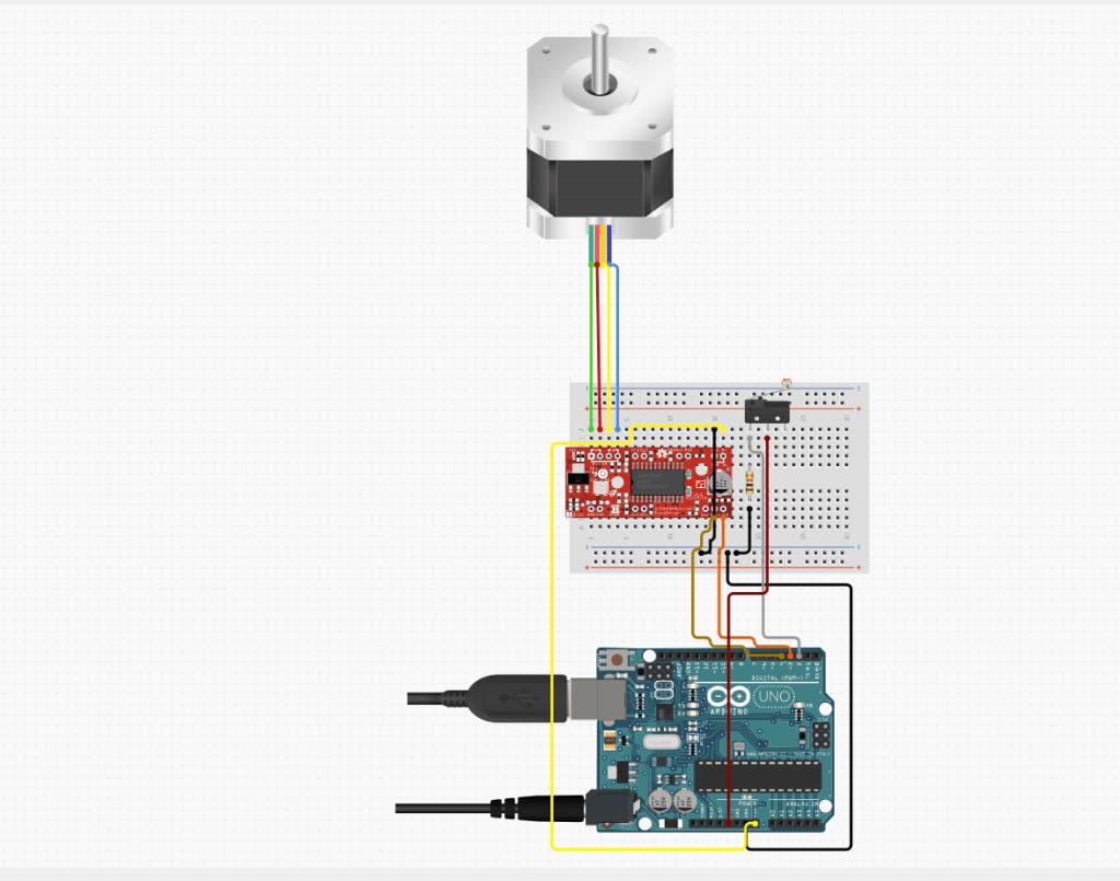 Limit Switch Arduino Circuit