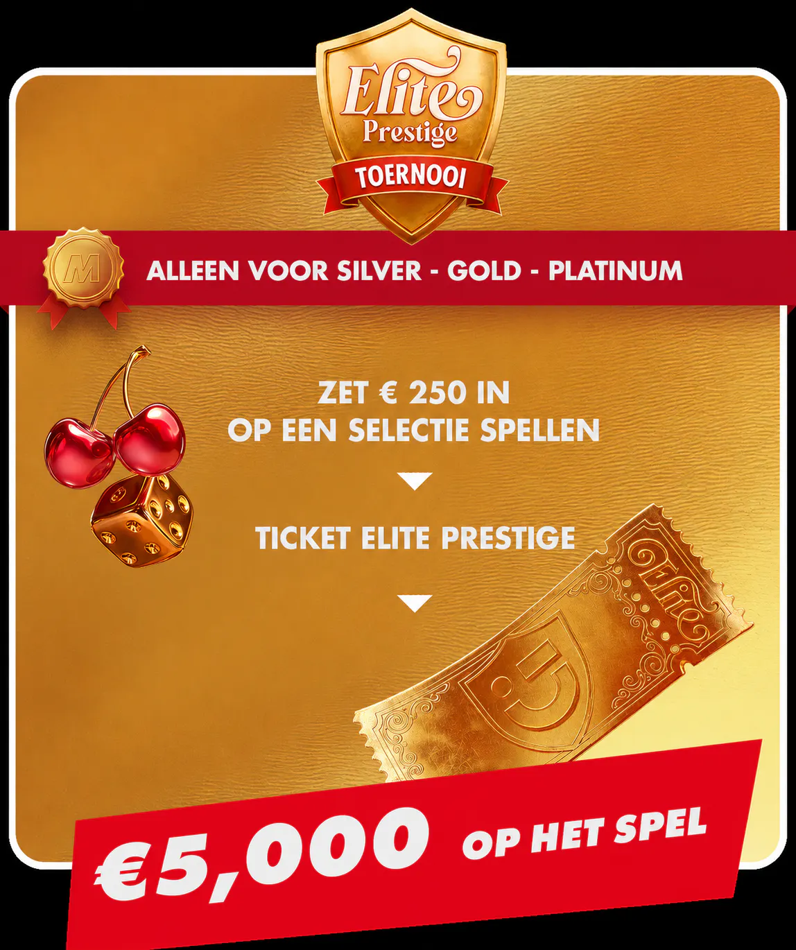 Bemachtig een ticket voor een exclusief toernooi