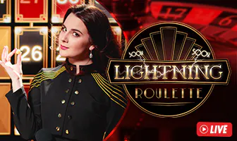 Jeu de live casino en ligne Lightning Roulette sur le meilleur casino en ligne Belgique