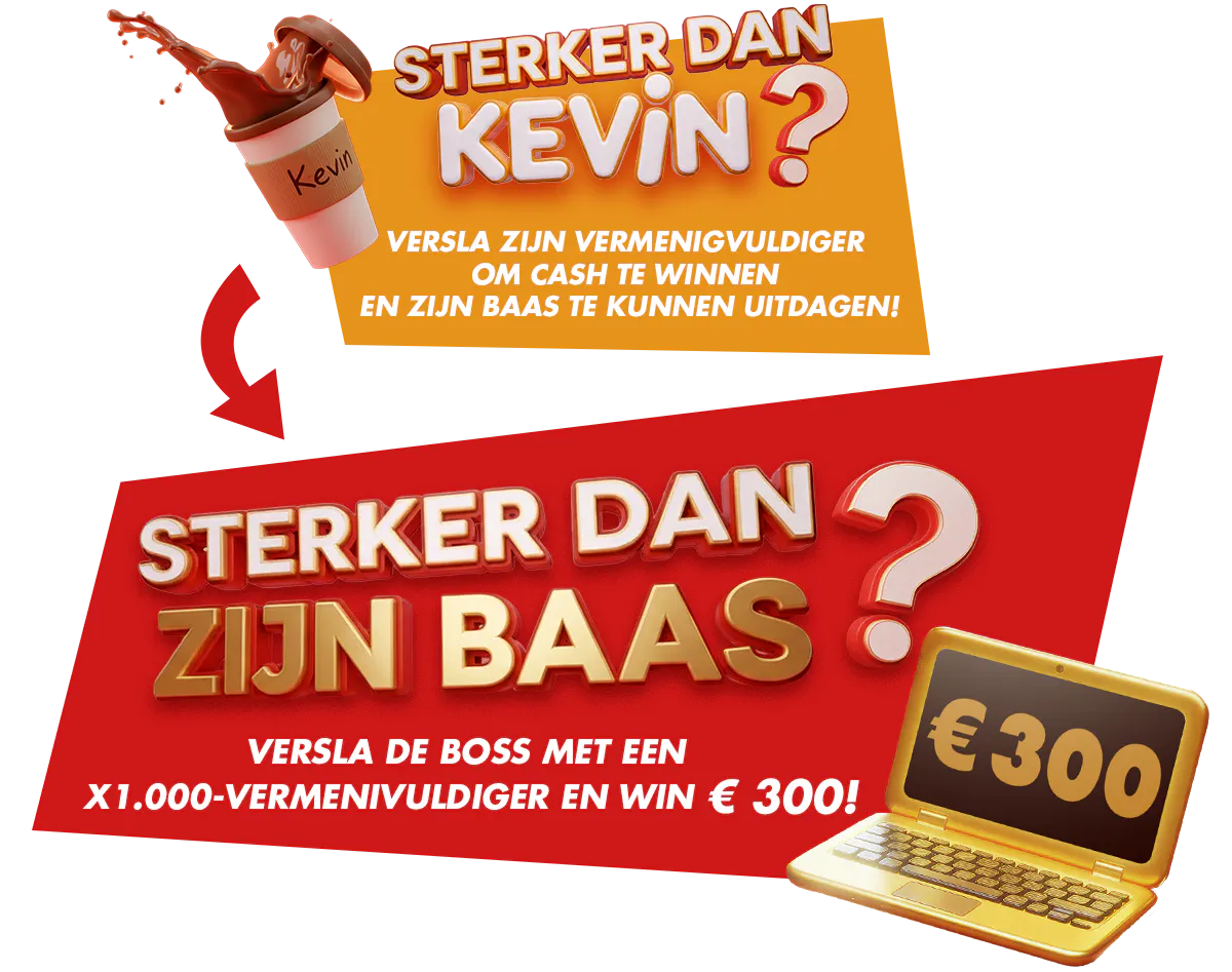 Versla de boss en win € 300 CASH op onze online casionowebsite
