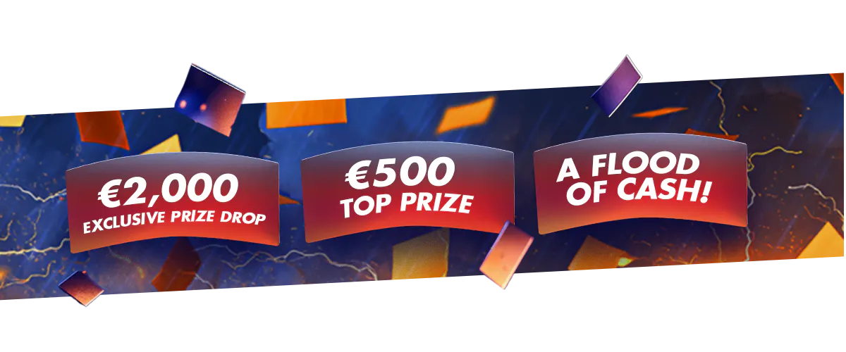 €2,000 exclusive prize drop on our online casino games thanks to Prize Drops at Circus Casino