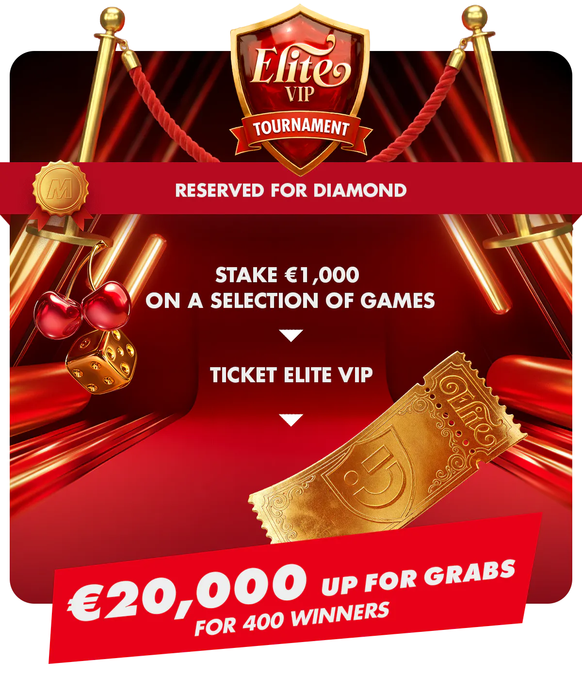 Snatch your ticket for an exclusive tournament!