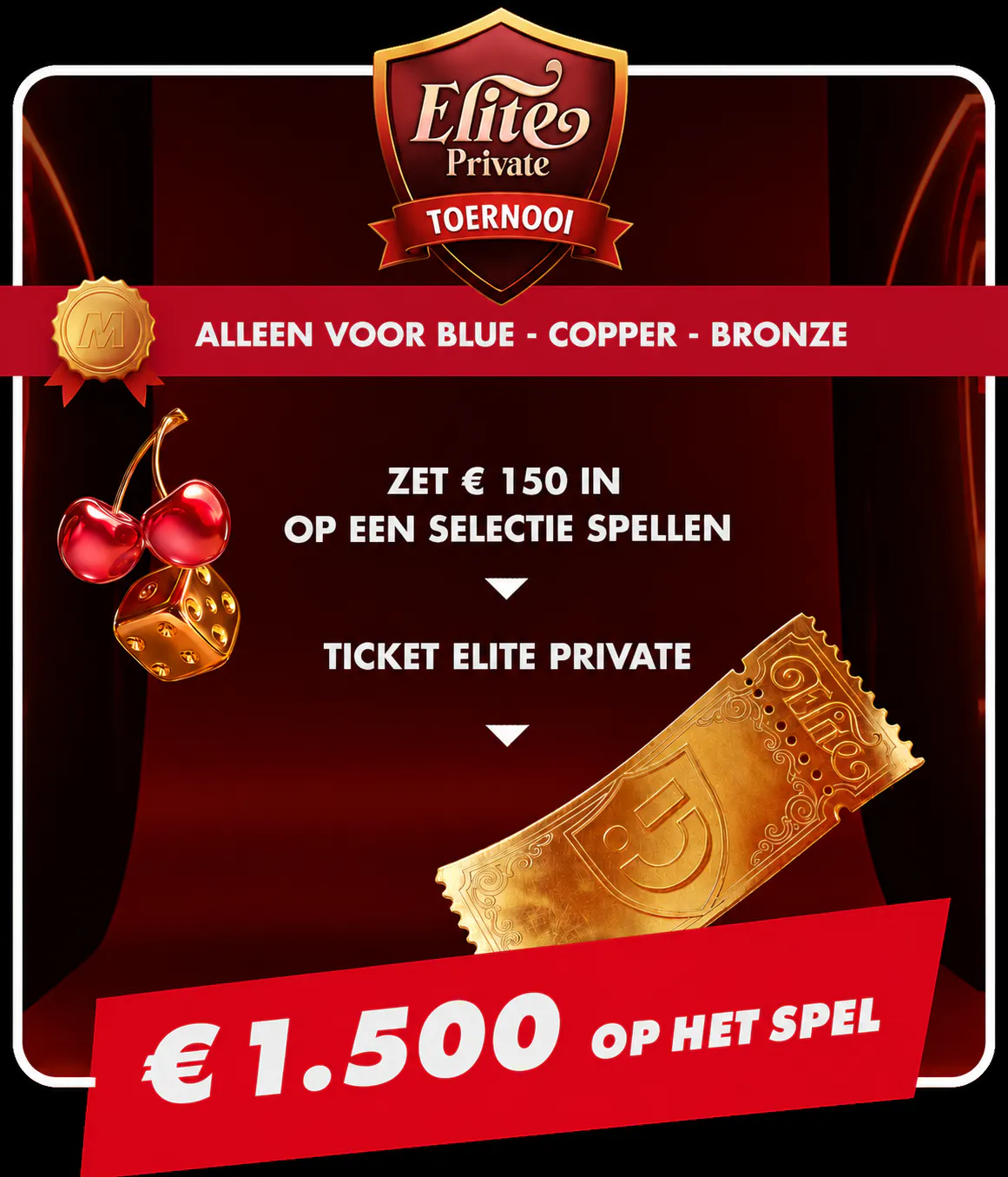 Bemachtig een ticket voor een exclusief toernooi