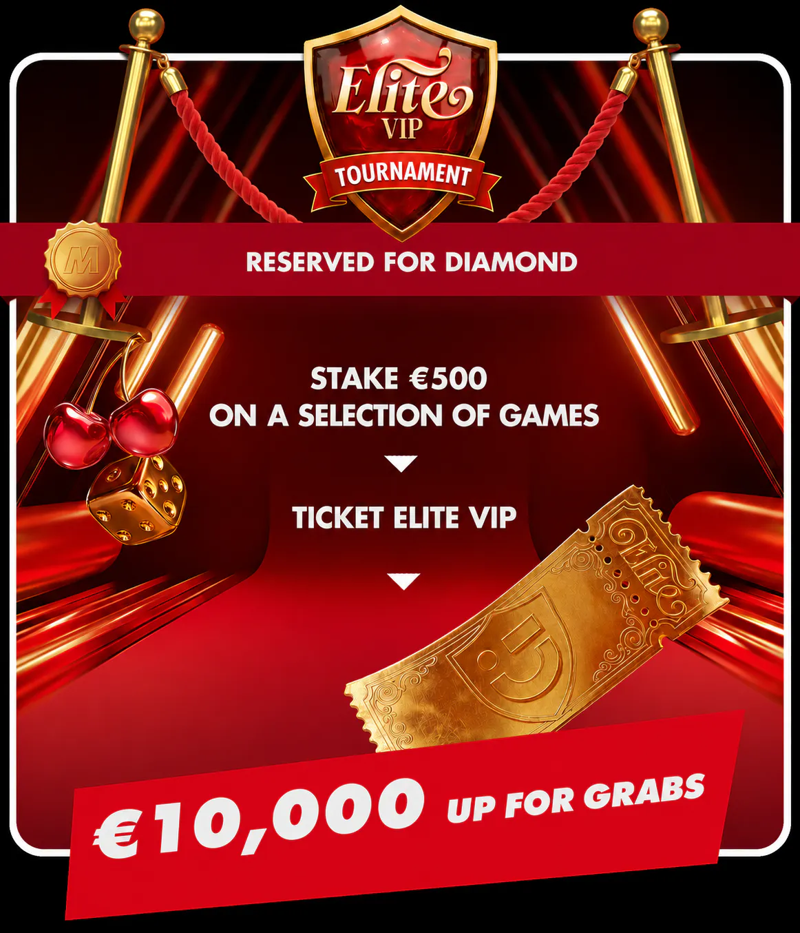 Snatch your ticket for an exclusive tournament!