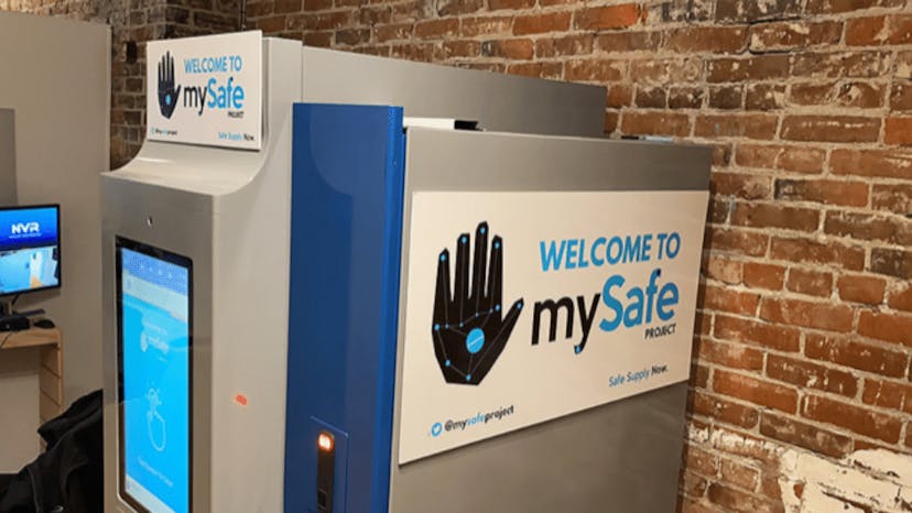 Biometric opiod vending machine unveiled in Vancouver