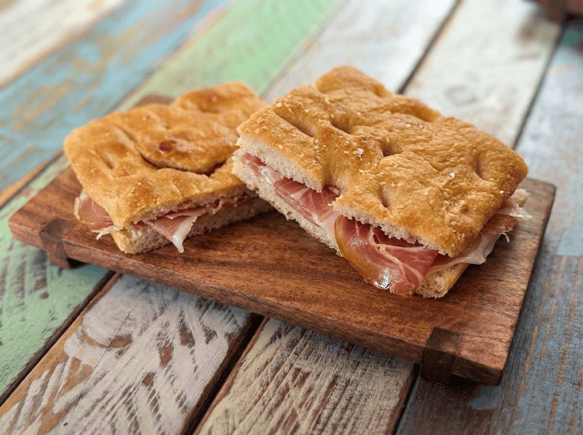 Ciaccia con affettati | La Cisterna