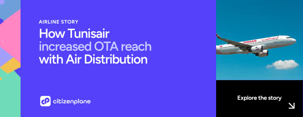 Tunisair x CitizenPlane: targeted distribution to boost sales on key routes