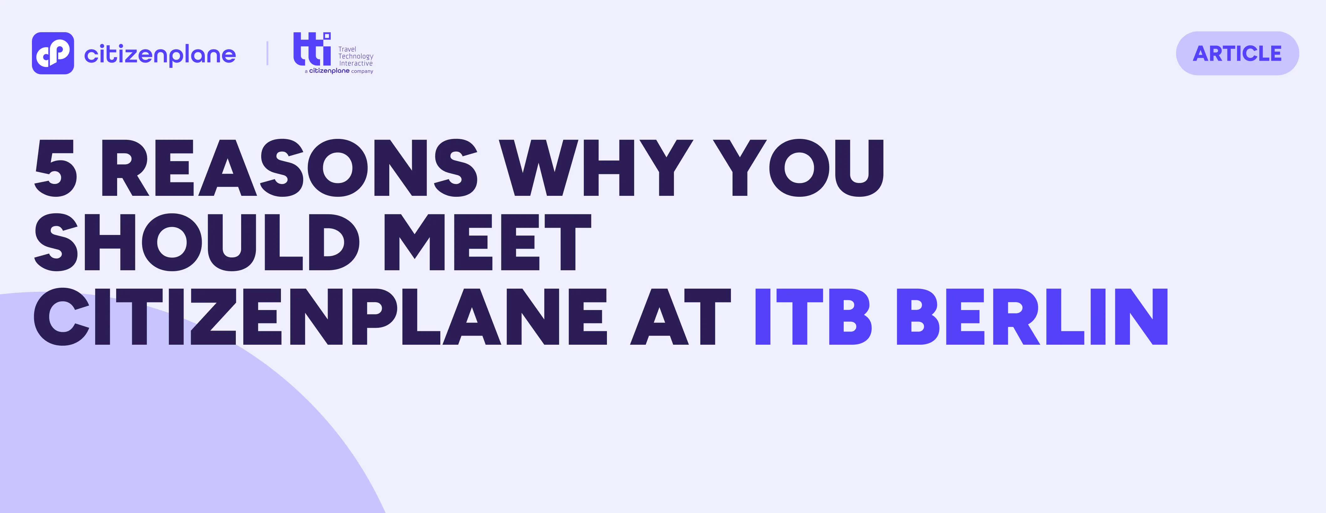 5 Reasons Why You Should Meet CitizenPlane at ITB Berlin