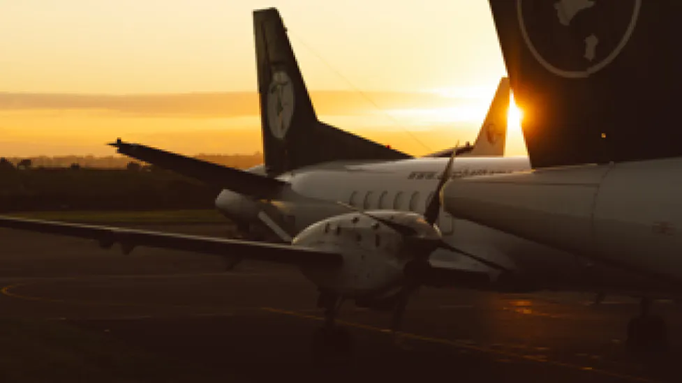 Air Chathams plane on tarmac