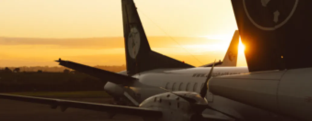 Air Chathams plane on tarmac